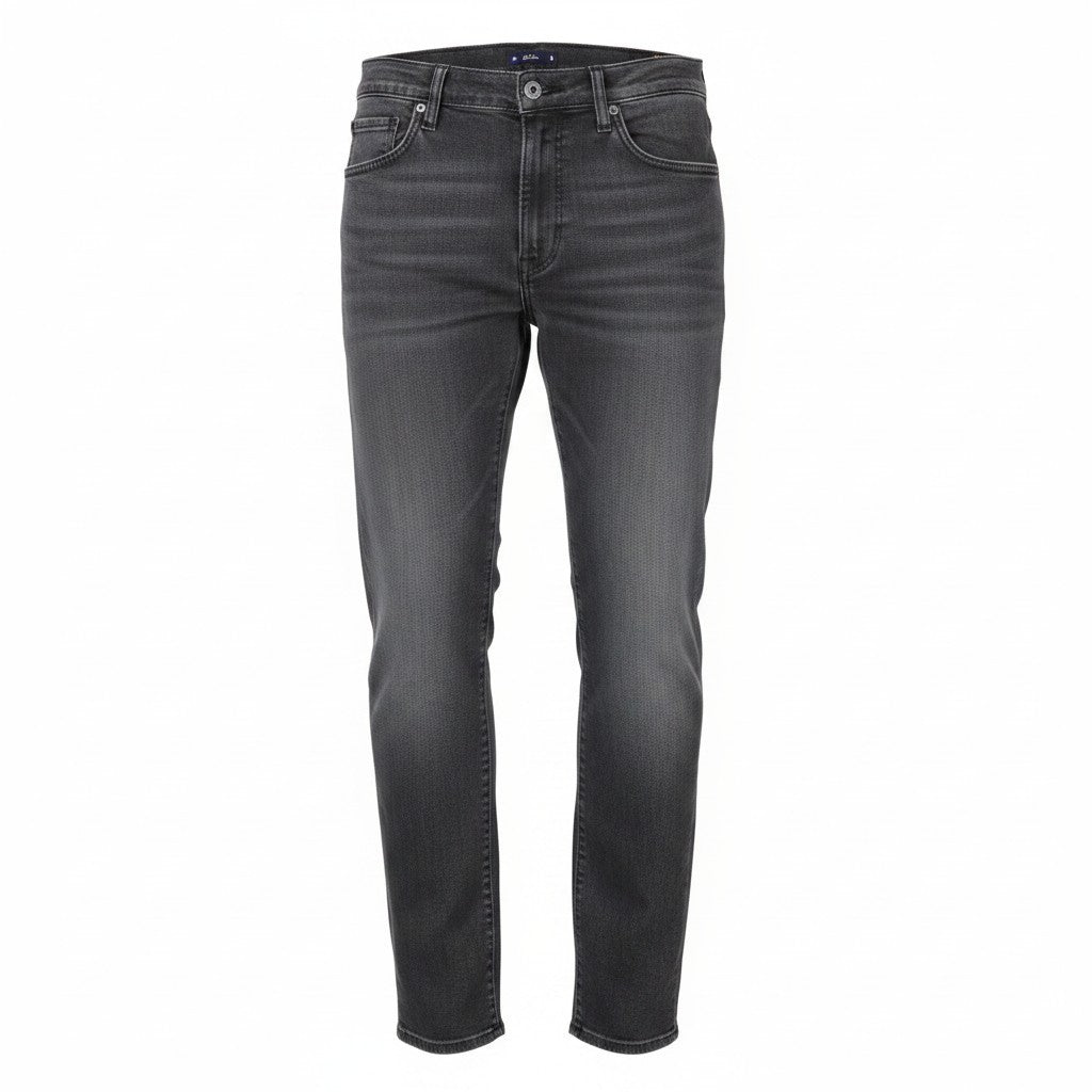 LEE Rider Men Jeans W33/L32 Slim Fit Wash 5-Pocket Grey Cotton Stretch