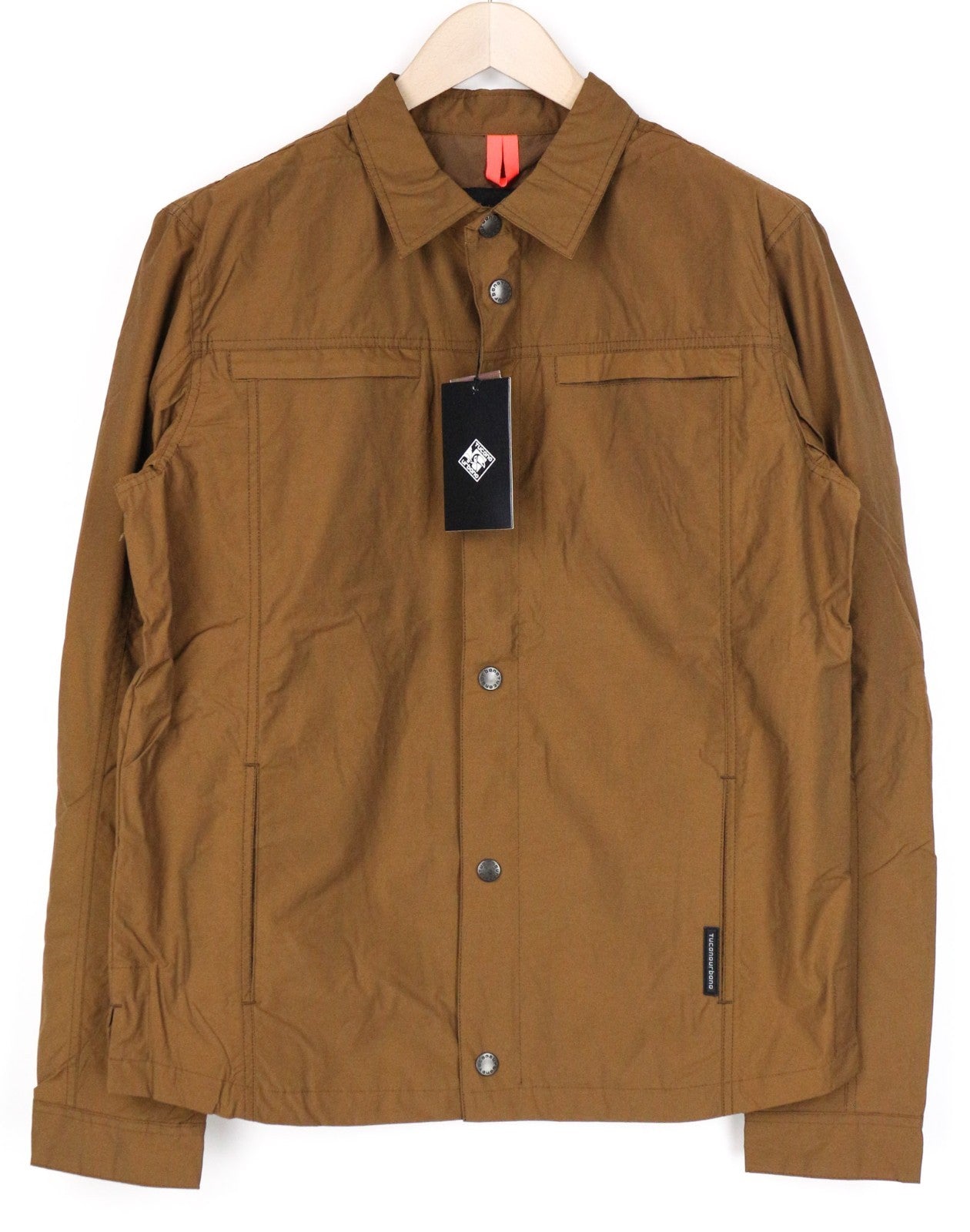 TUCANO URBANO Febo Men Jacket 3XL Brown Cotton Blend Windproof Breathable Zip