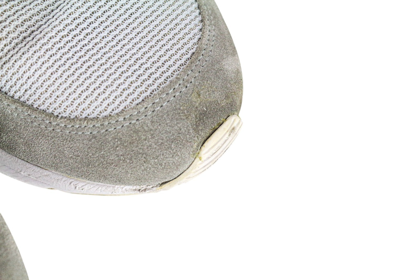 SUITSUPPLY Men Trainers EU42 Grey Textile Suede Low-Top Laced Casual Sneakers