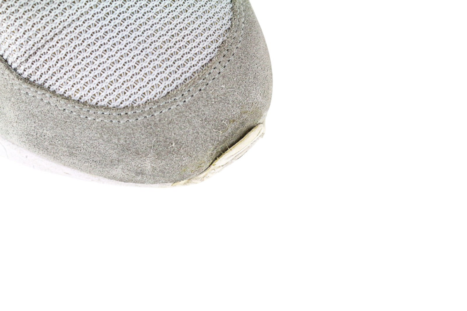 SUITSUPPLY Men Trainers EU42 Grey Textile Suede Low-Top Laced Casual Sneakers