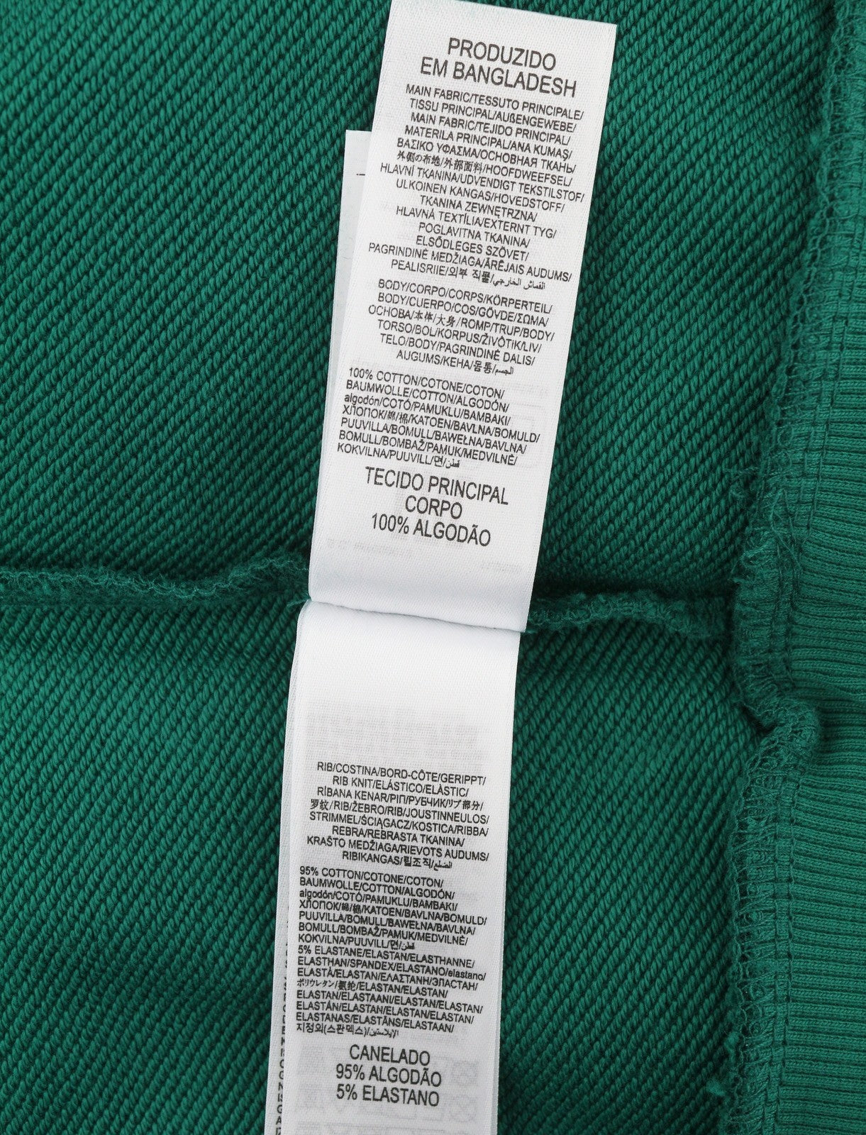 DIESEL S-Girk-K12 Men Sweatshirt L Green Cotton Crew Neck Pull On