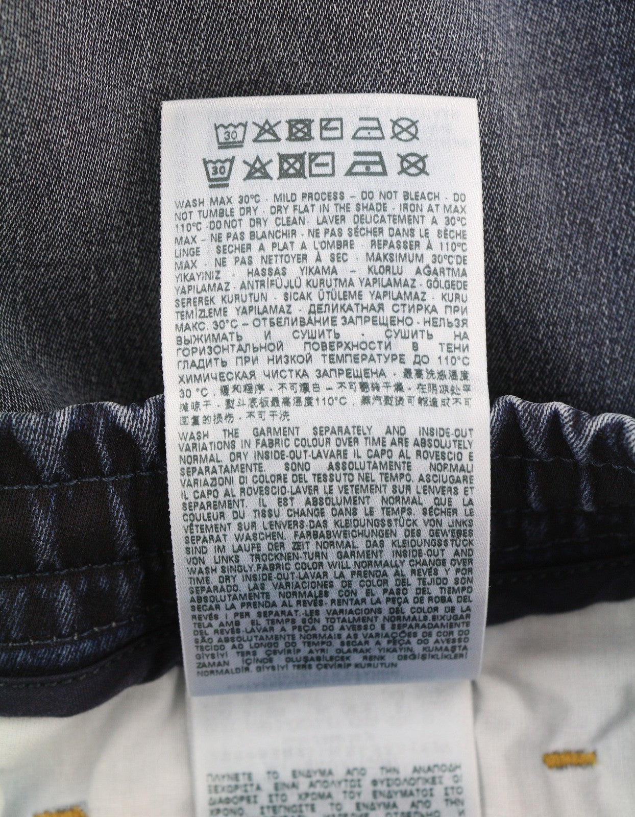 DIESEL 2030 D-Krooley 09I18 Jogg Men Jeans W34 Blue Faded Distress RRP350