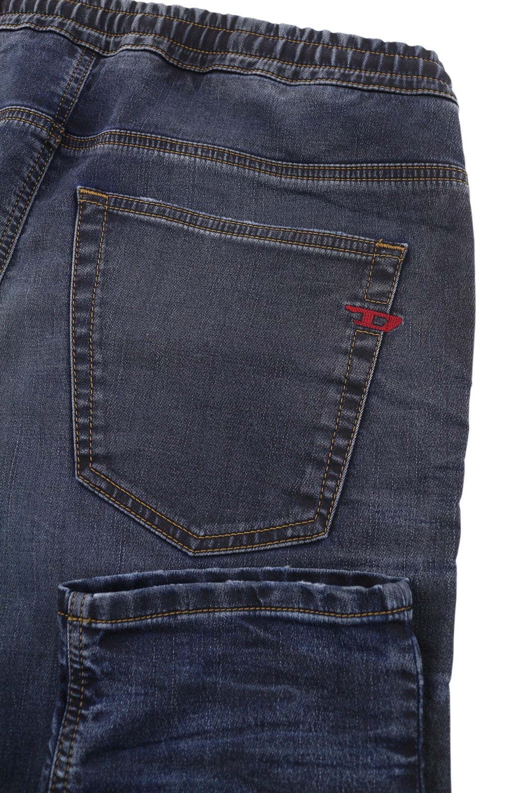 DIESEL 2030 D-Krooley 09I18 Jogg Men Jeans W32 Blue Faded Distress RRP350