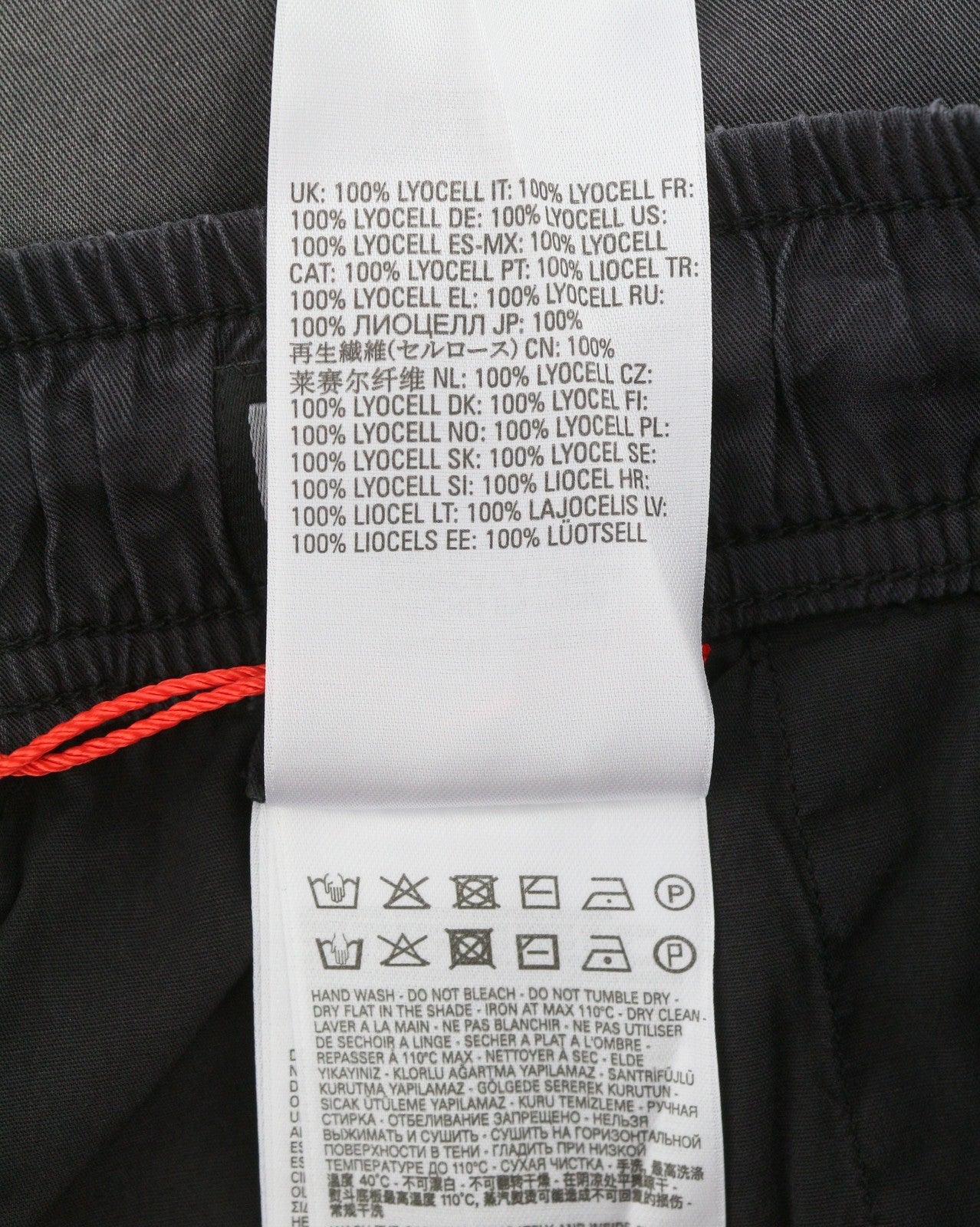 DIESEL P-Fergy-Treat 0DMAV Men Trousers 50 W33 Grey Faded Elastic Waist RRP175