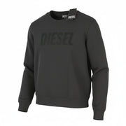 DIESEL Indigo-Out Men Hoodie M Dark Grey Crew Neck Pull On RRP175