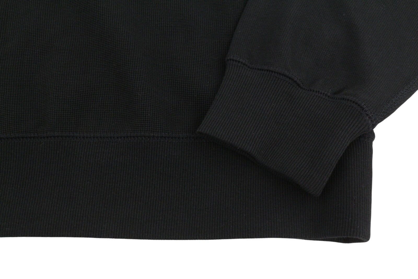 DIESEL S-Raglan-Waf Men Sweatshirt M Black Crew Neck Front Logo Pull On RRP175