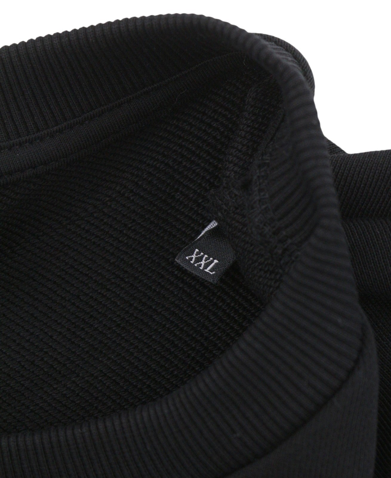DIESEL S-Gir-Crewneck Tone On Tone Men Sweatshirt 2XL Black Front Logo Pull On