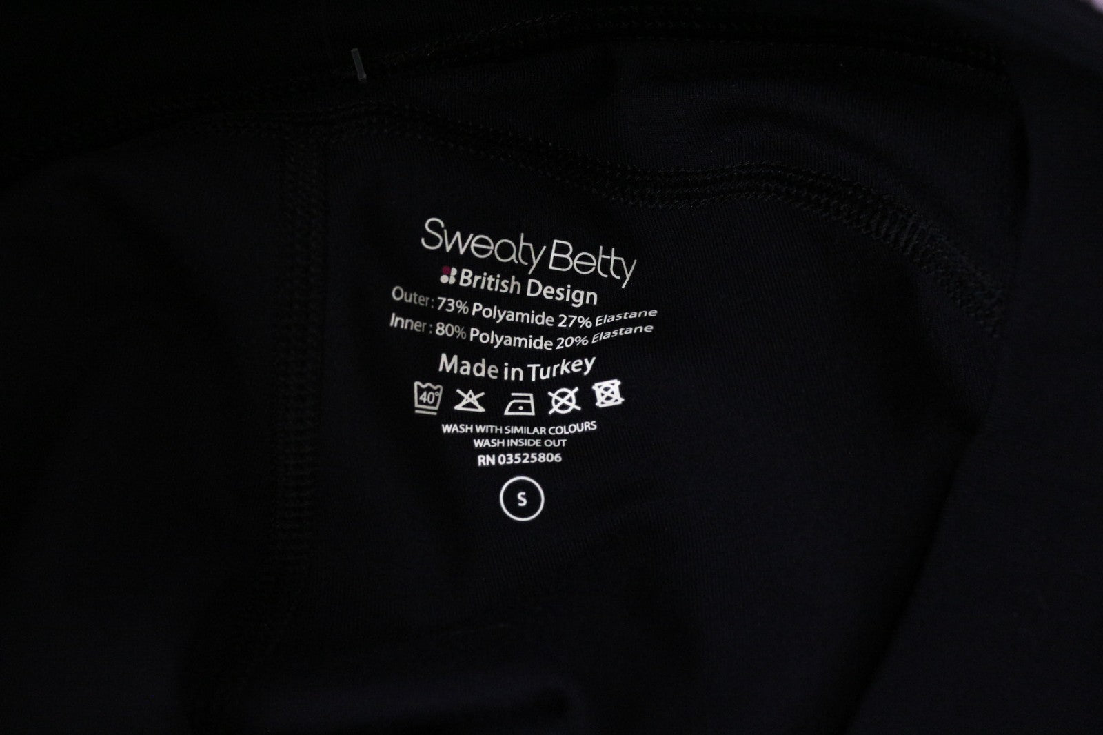 SWEATY BETTY Aerial 2in2 Women Sport Shorts S Pink Layered Opaque Stretch