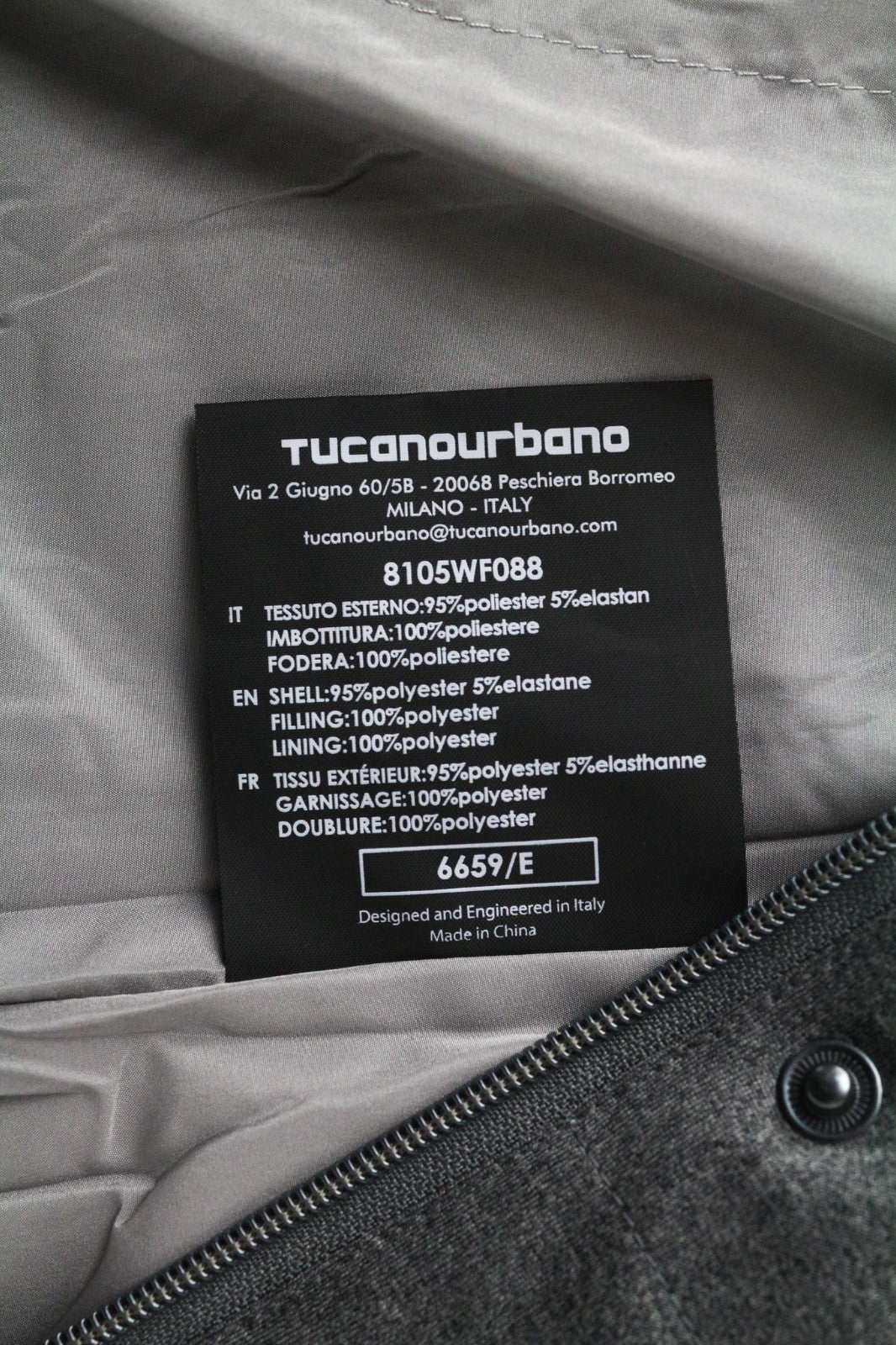 TUCANO URBANO Wilma Women Jacket S Grey Melange Scooter Breathable Thermal