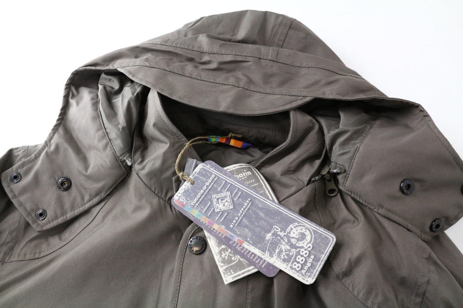 TUCANO URBANO Angus Men Jacket L Parke Armoured Breathable Brown Motorcycle