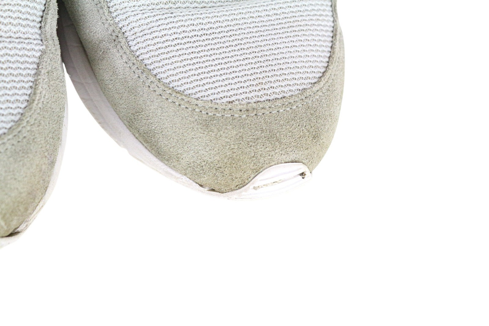 SUITSUPPLY Men Sneakers EU43 Grey Suede Leather Textile Vibram Sole Low-Top