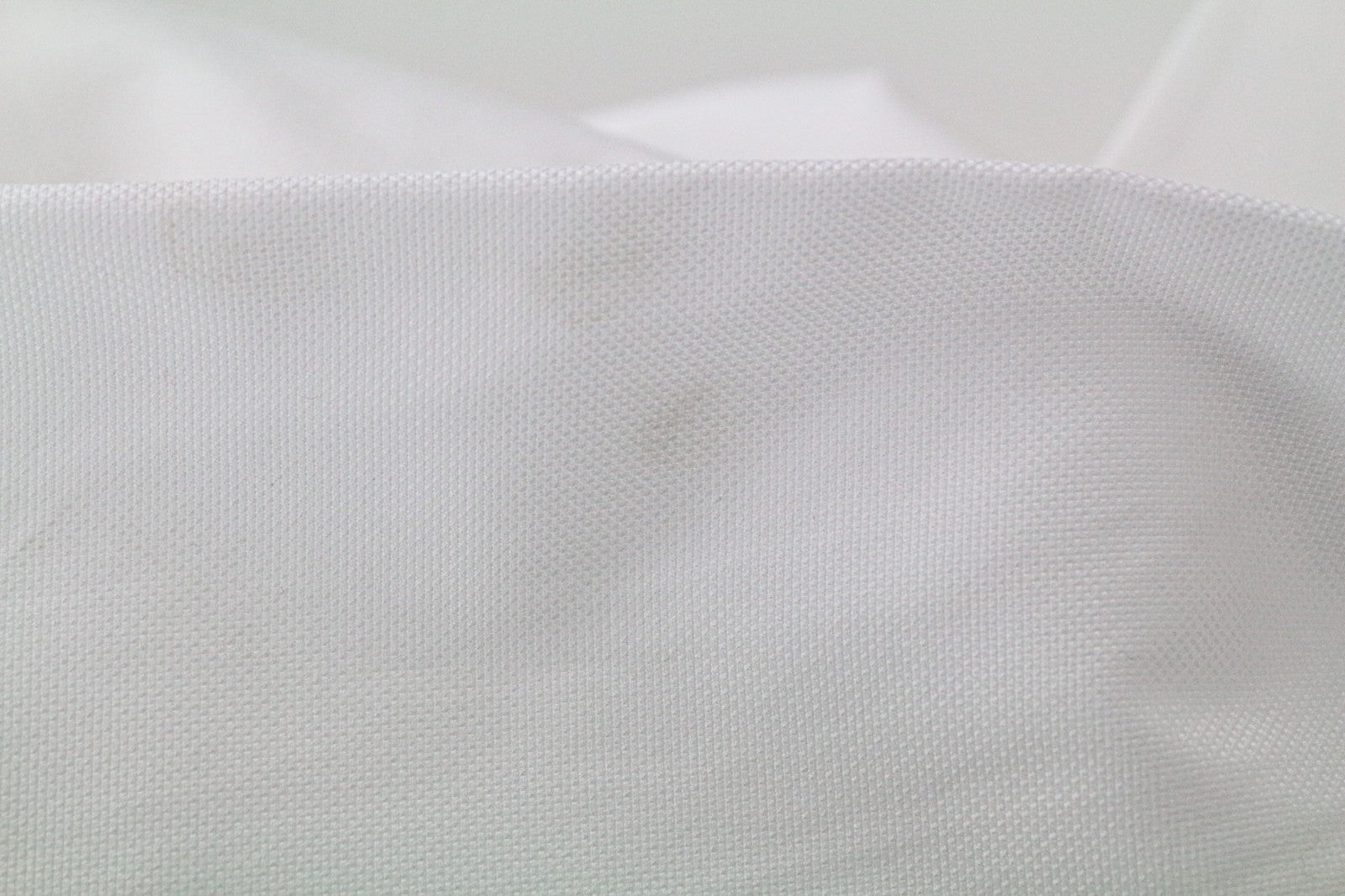 SUITSUPPLY Men Shirt 50/19 3/4 White Pure Cotton Long Sleeved Button-Up Twill