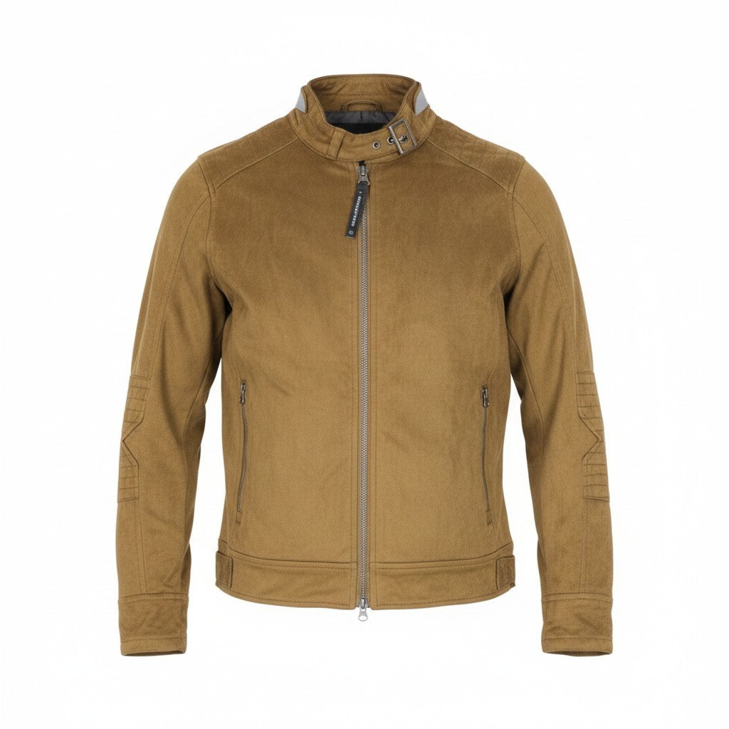 TUCANO URBANO Posiscion Women Jacket S Brown Faux Suede Water-Repellent Moto