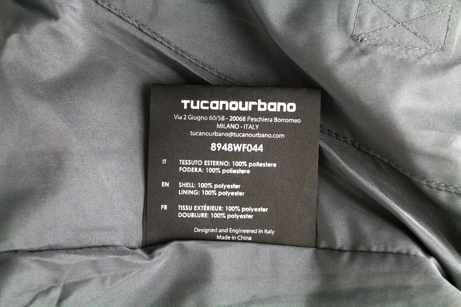 TUCANO URBANO Posiscion Women Jacket S Brown Faux Suede Water-Repellent Moto