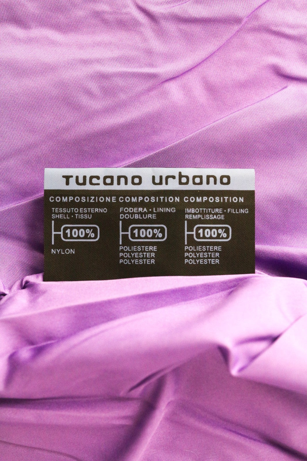 TUCANO URBANO Fester Women Jacket S Purple Windproof Zip Snap Shacket Overshirt