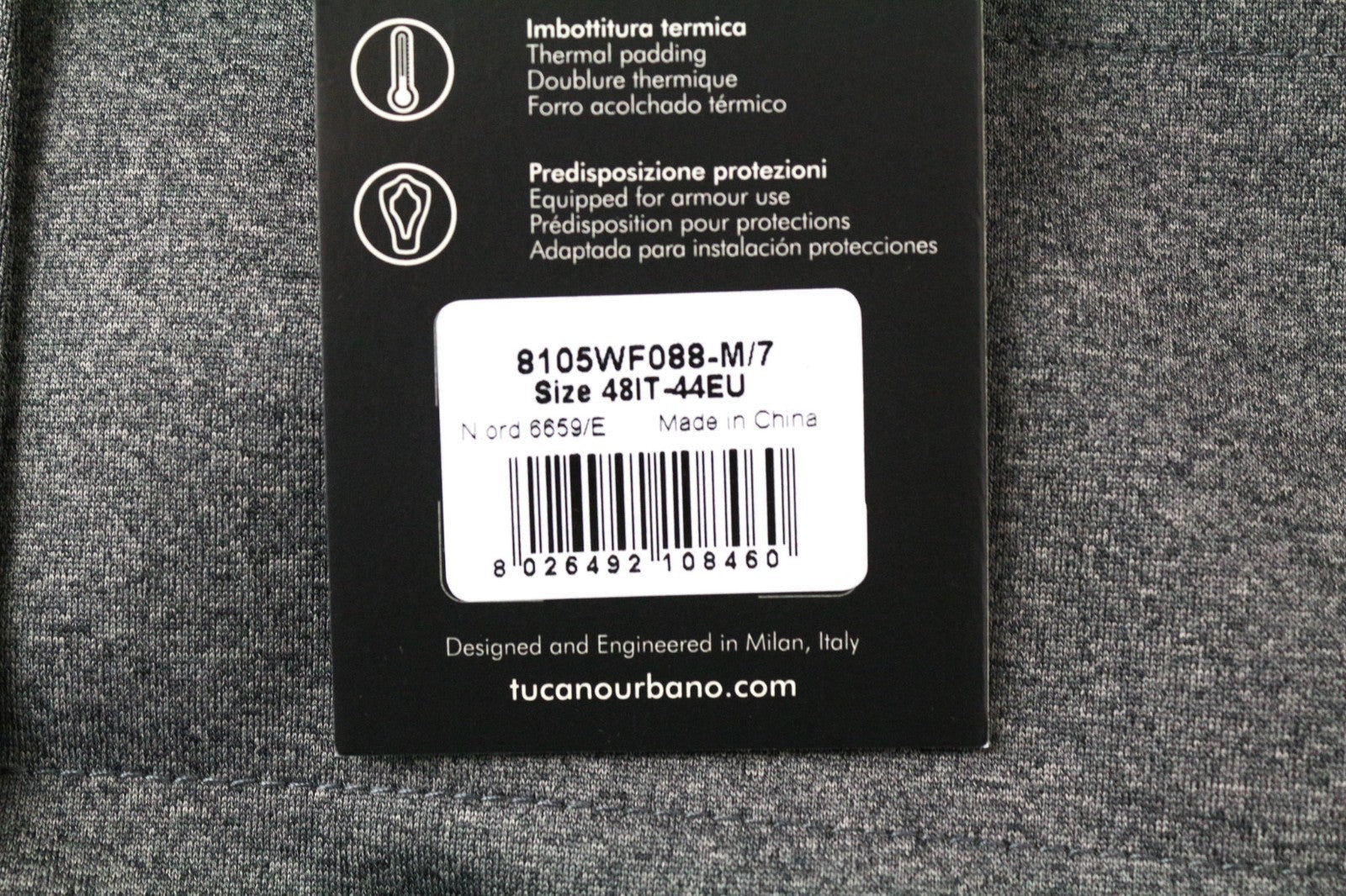 TUCANO URBANO Wilma Women Jacket 2XL Grey Waterproof Thermal Padded Moto
