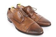 SUITSUPPLY Men Formal Shoes EU43 Brown Genuine Leather Low-Top Classic