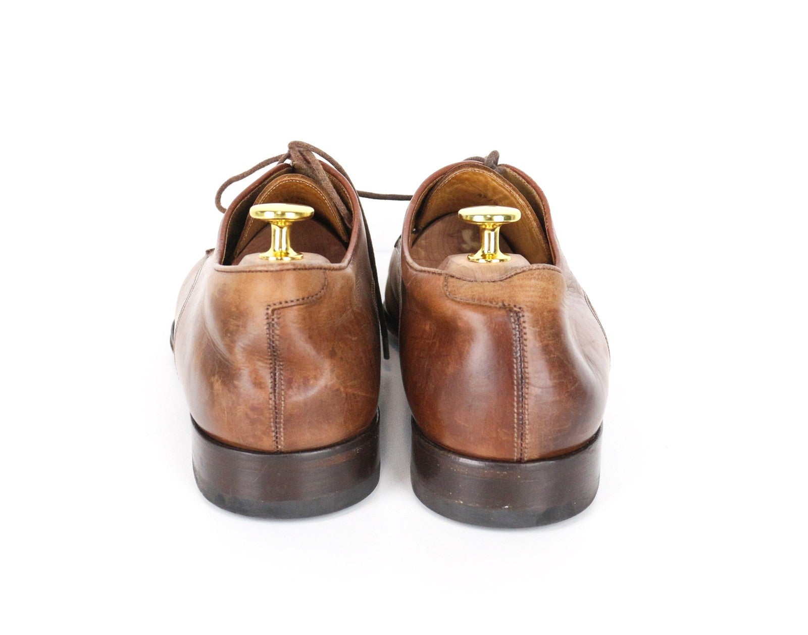 SUITSUPPLY Men Formal Shoes EU43 Brown Genuine Leather Low-Top Classic