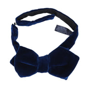 SUITSUPPLY Men Bow 46 CM Dark Blue Pure Cotton Classic Formal Butterfly