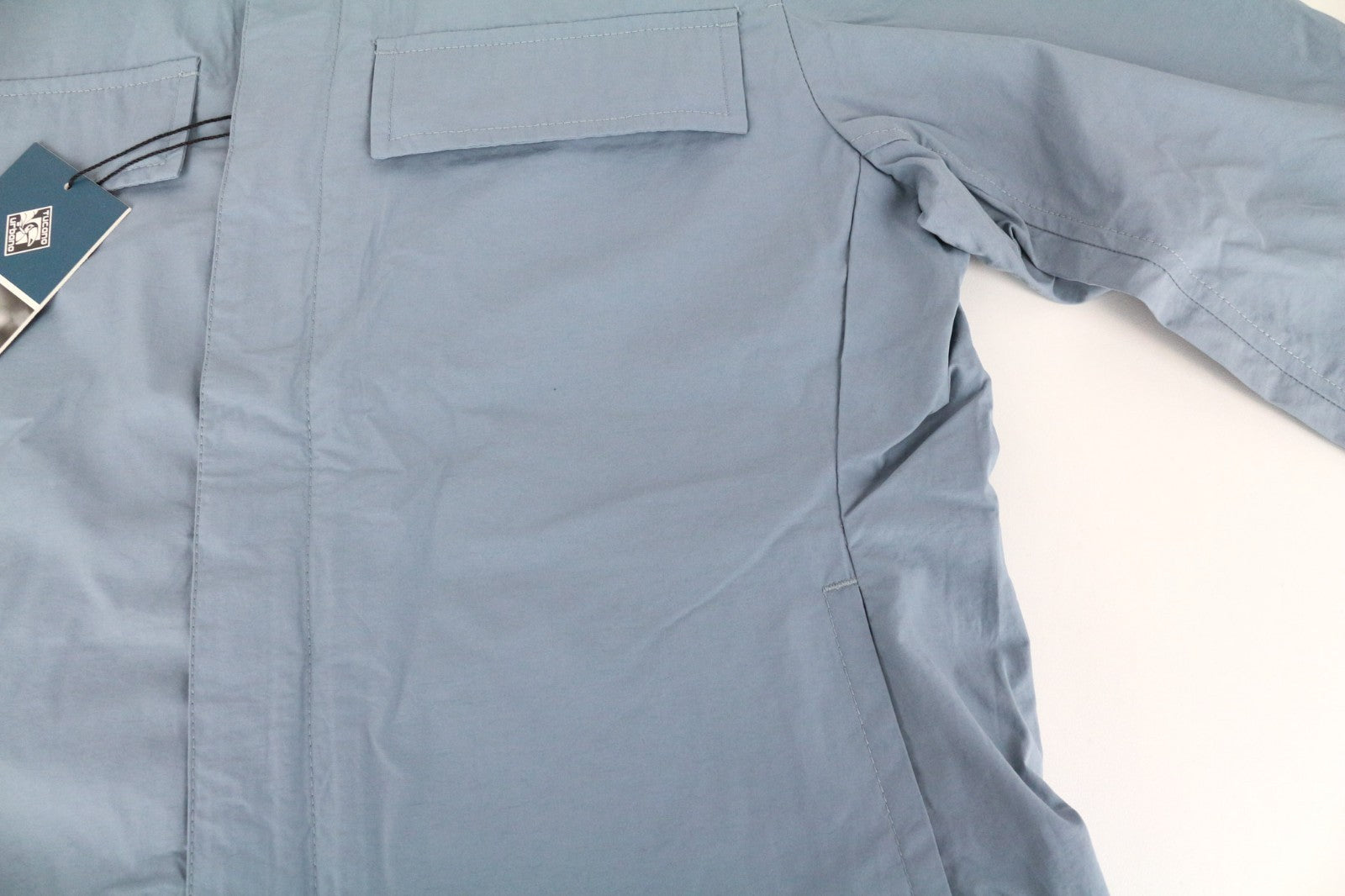 TUCANO URBANO Albertina Women Jacket M Grey Blue Windbreaker Back Pocket Moto