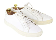 SUITSUPPLY Men Trainers EU39 White Genuine Leather Laced Leisure Casual Sneakers