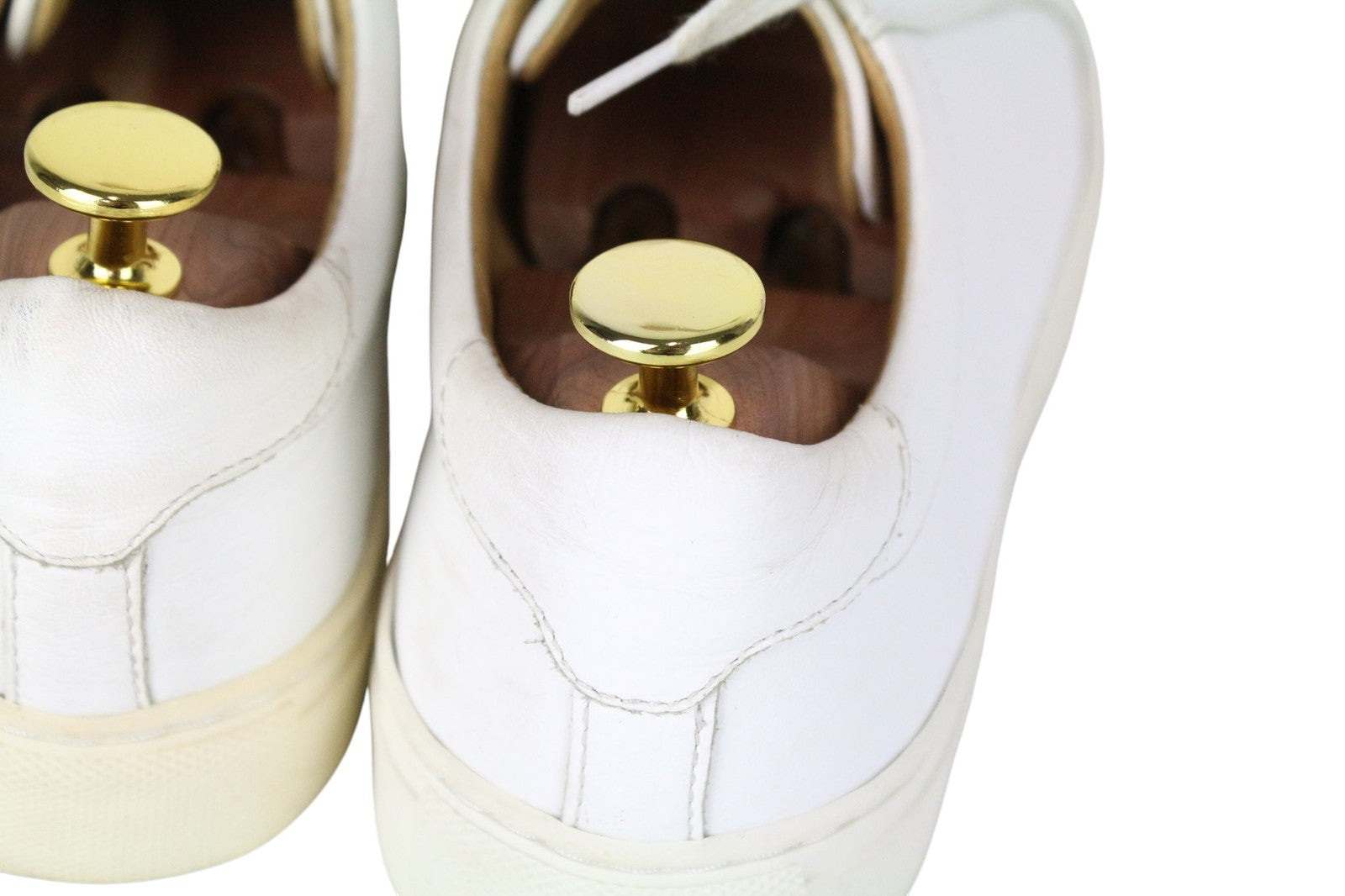 SUITSUPPLY Men Trainers EU39 White Genuine Leather Laced Leisure Casual Sneakers
