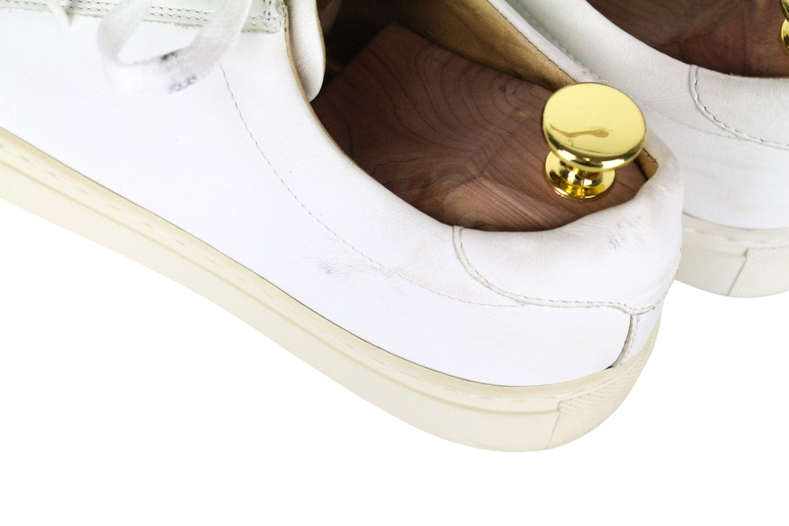 SUITSUPPLY Men Trainers EU39 White Genuine Leather Laced Leisure Casual Sneakers