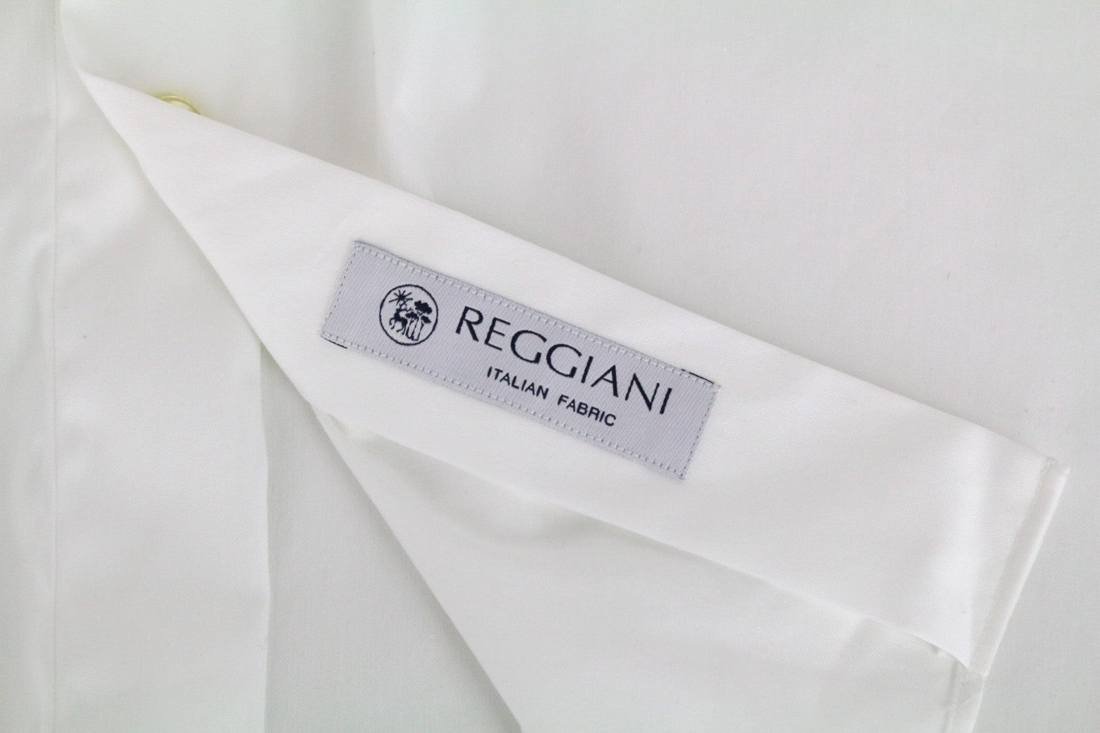 SUITSUPPLY Men Shirt 2XL Slim Cotton Blend Stretch White Long Sleeved