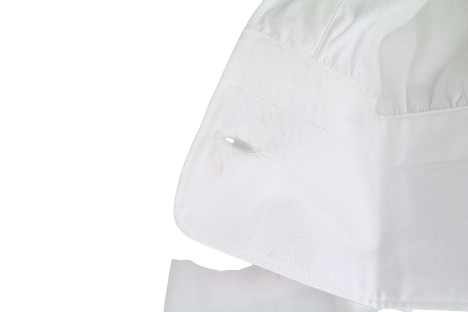 SUITSUPPLY Men Shirt 2XL Slim Cotton Blend Stretch White Long Sleeved