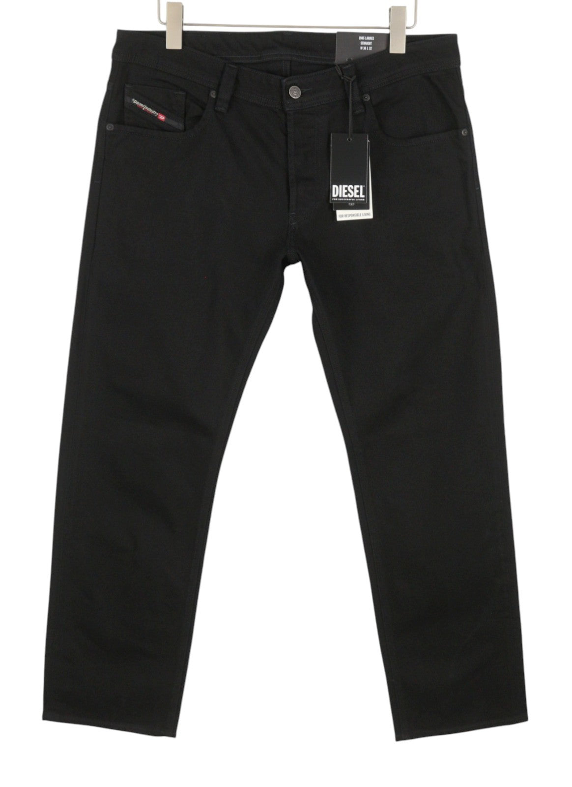 DIESEL 1985 Larkee R07R3 Men Jeans W36/L32 Regular Fit Straight Leg Mid Waist