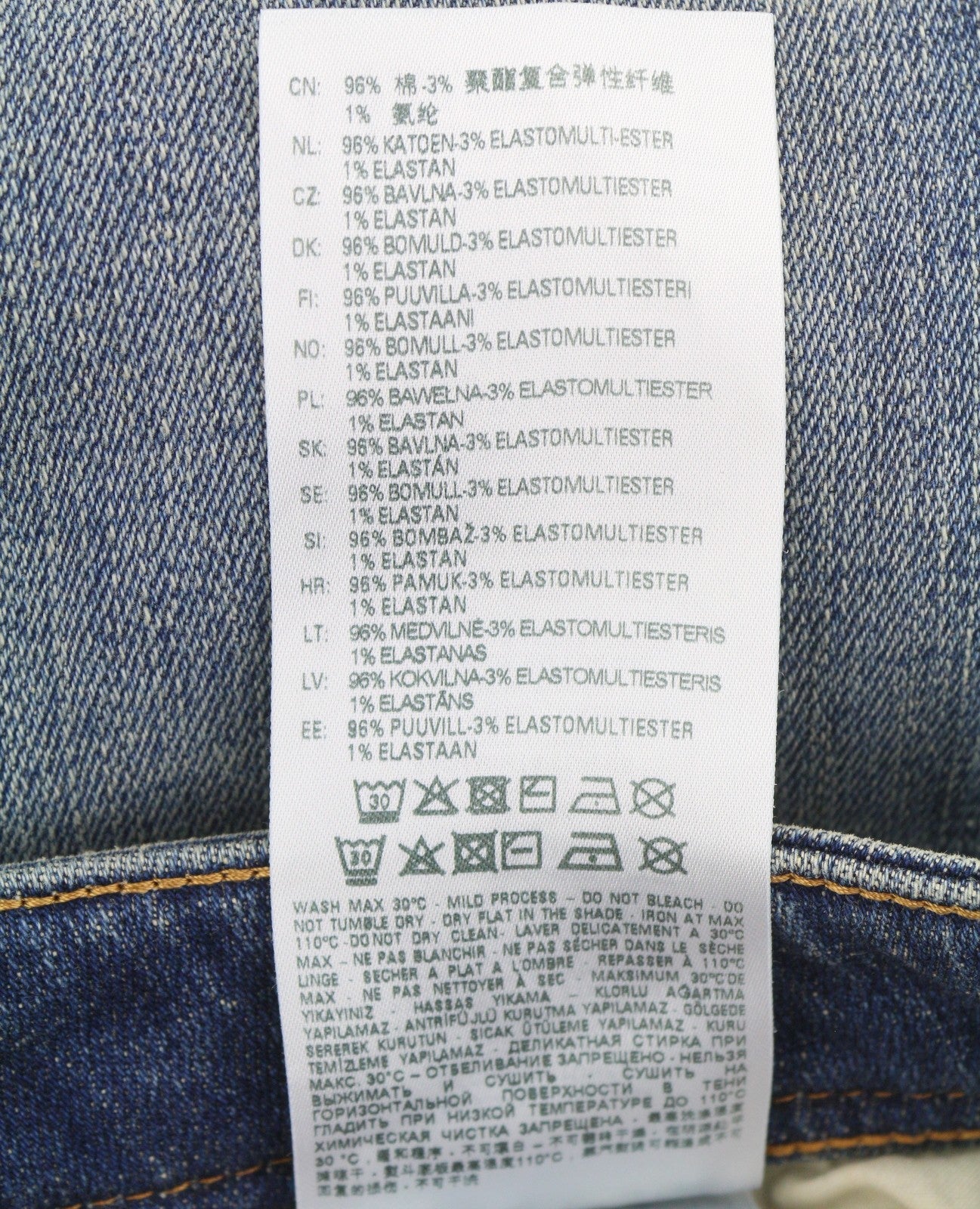 DIESEL 1979 Sleenker 09H67 Men Jeans W34/L32 Blue Faded Skinny Fit Low RRP195