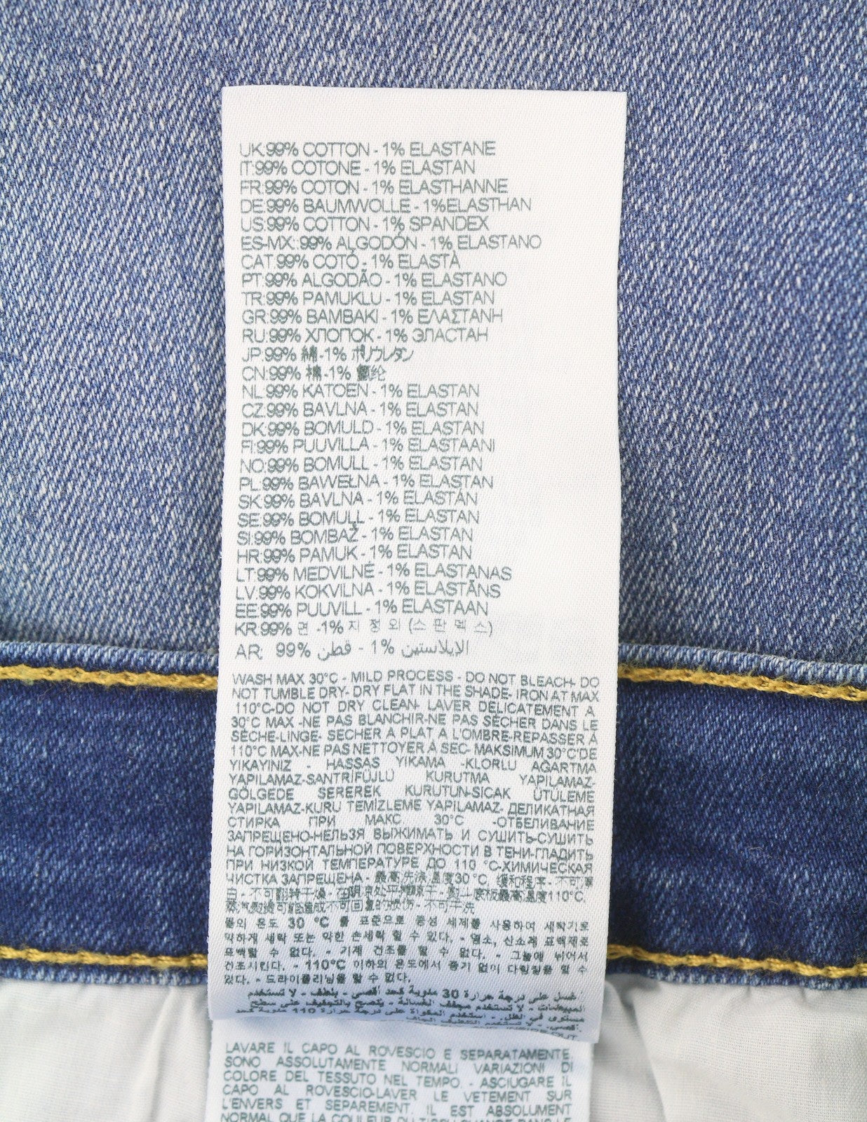 DIESEL Tepphar RB105 Men Jeans W36/L32 Blue Whiskers Faded Slim Fit RRP175