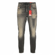 DIESEL 2032 D-Krooley-B Jogg 068PF Men Jeans W34 Grey Faded Distress RRP325