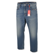DIESEL 2001 D-Macro 0CLBB Men Jeans W34/L34 Blue Relaxed Fit Wide Leg Low RRP195
