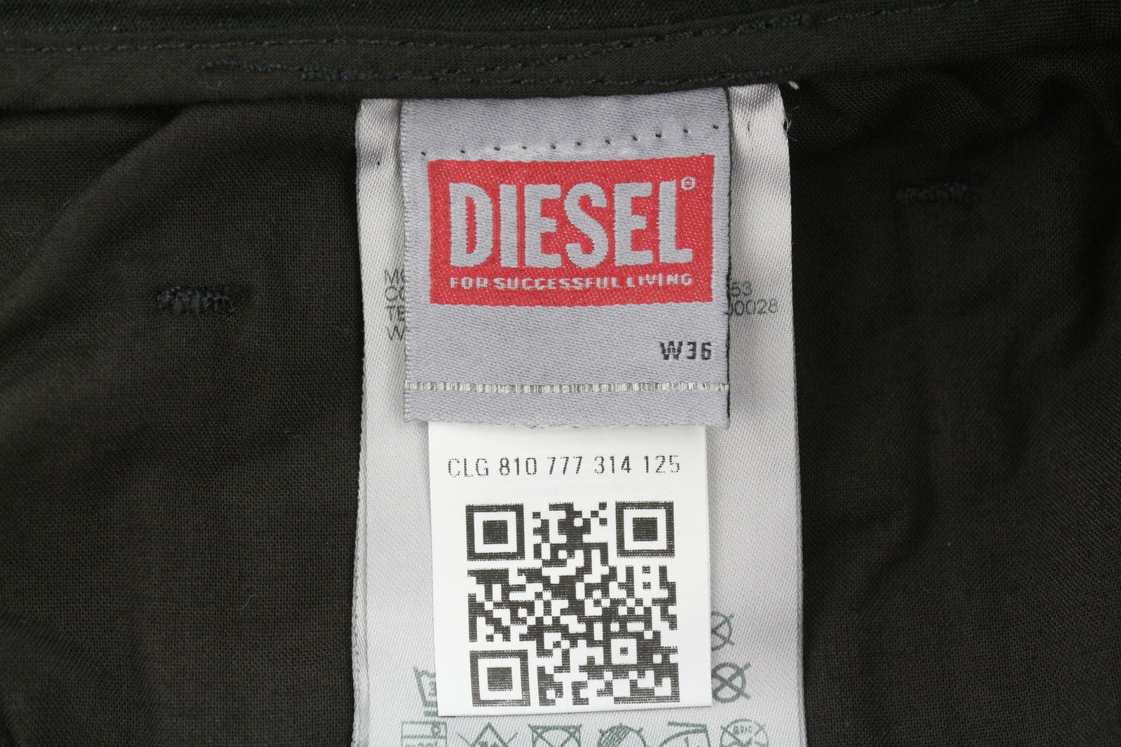 DIESEL 2062 D-Strukt-B Jogg 068QU Men Jeans W36 Black Distress RRP295