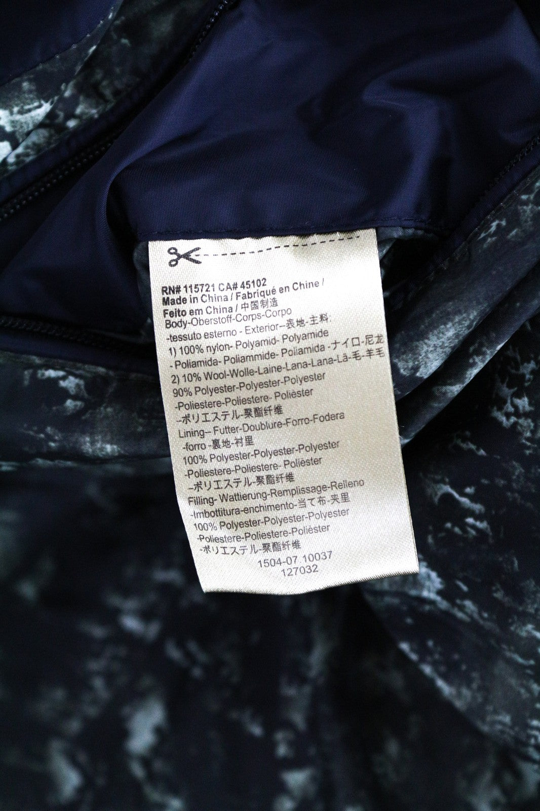SCOTCH & SODA Ams Couture Men Jacket XL Navy Grey Padded Lined 2in1 Gilet