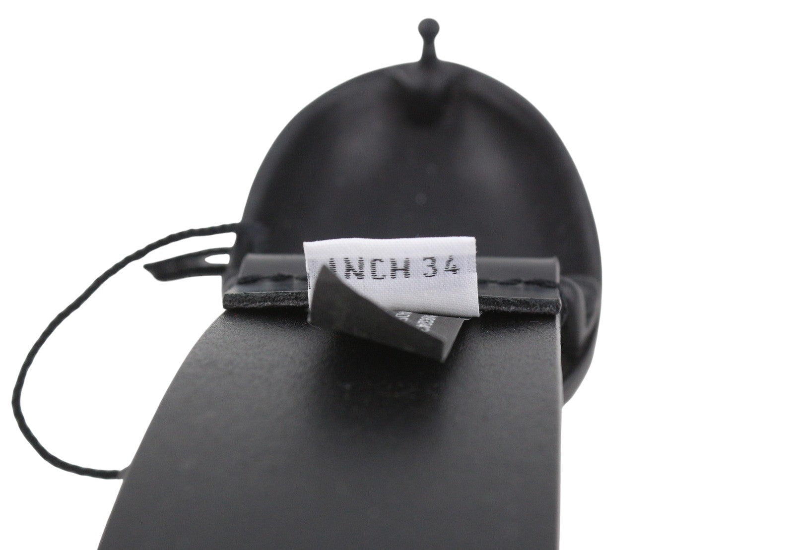 DIESEL 1DR-POD B-1DR POD 40 Men Belt 85 CM Black Leather Press Stud RRP175