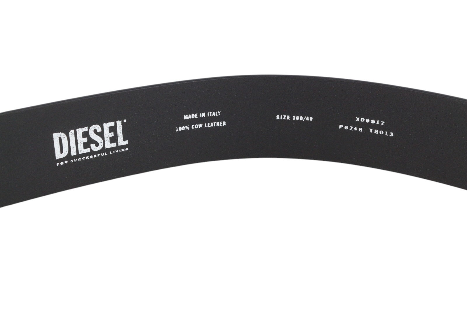 DIESEL 1DR-POD B-1DR POD 40 Men Belt 100 CM Leather Press Stud Unisex RRP175