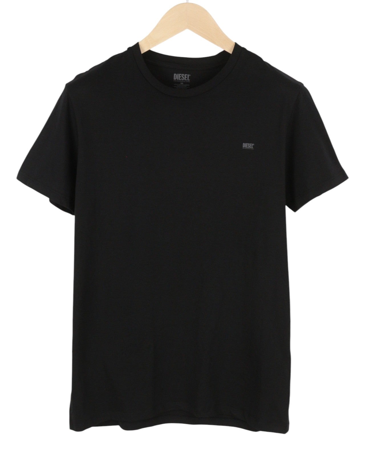 DIESEL UMTEE-Randal-Tube-Twopack Men T-Shirt 2XL Black Tricot Slim Short Sleeve
