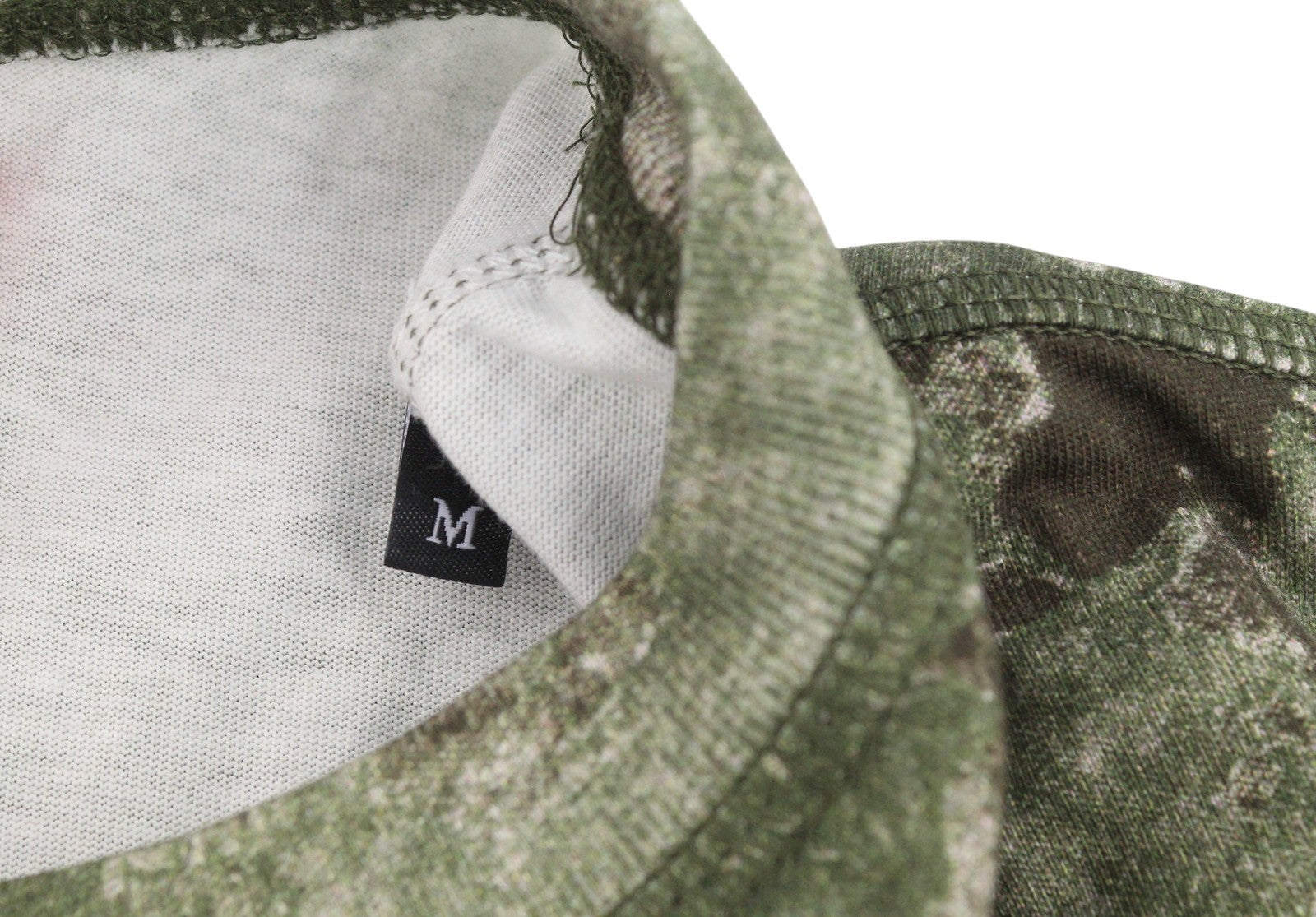 DIESEL T-Boxt-R12 Men T-Shirt M Green Camouflage Crew Collar Short Sleeve