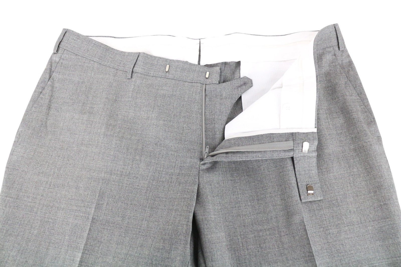 SUITSUPPLY La Spalla Men Suit UK50S Single-Breasted Pure Wool Grey 3 Piece