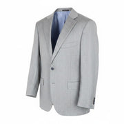 SUITSUPPLY La Spalla Men Blazer UK50R Grey Wool Silk Single-Breasted Notch