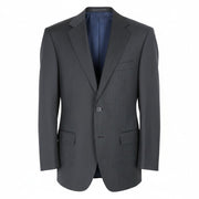 SUITSUPPLY Napoli Men Blazer UK38R Grey Straight Slim Fit Pure Wool Super 110s