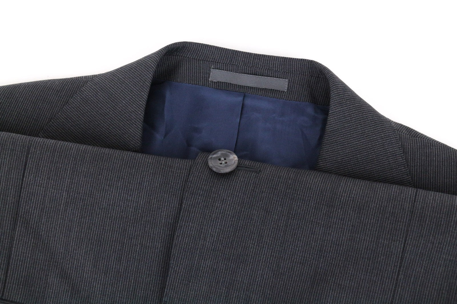 SUITSUPPLY Napoli Men Blazer UK38R Grey Straight Slim Fit Pure Wool Super 110s