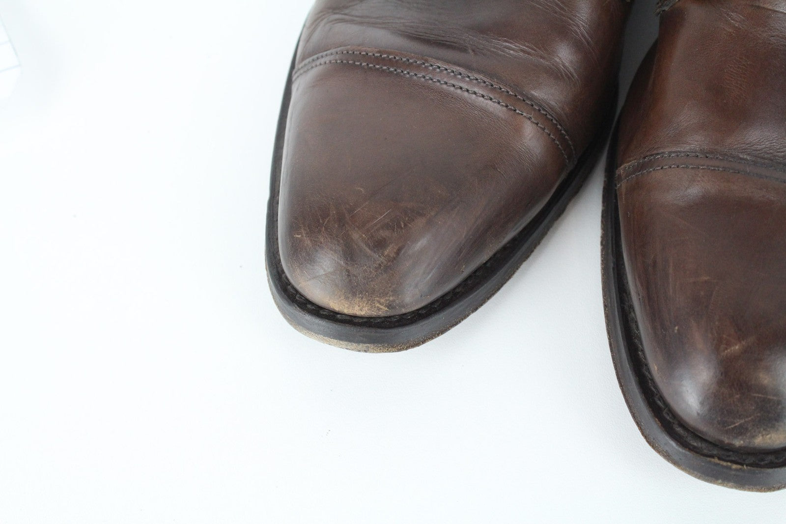 SUITSUPPLY Men Formal Shoes EU39.5 Blake-Stitch Double Monk Strap Brown Leather