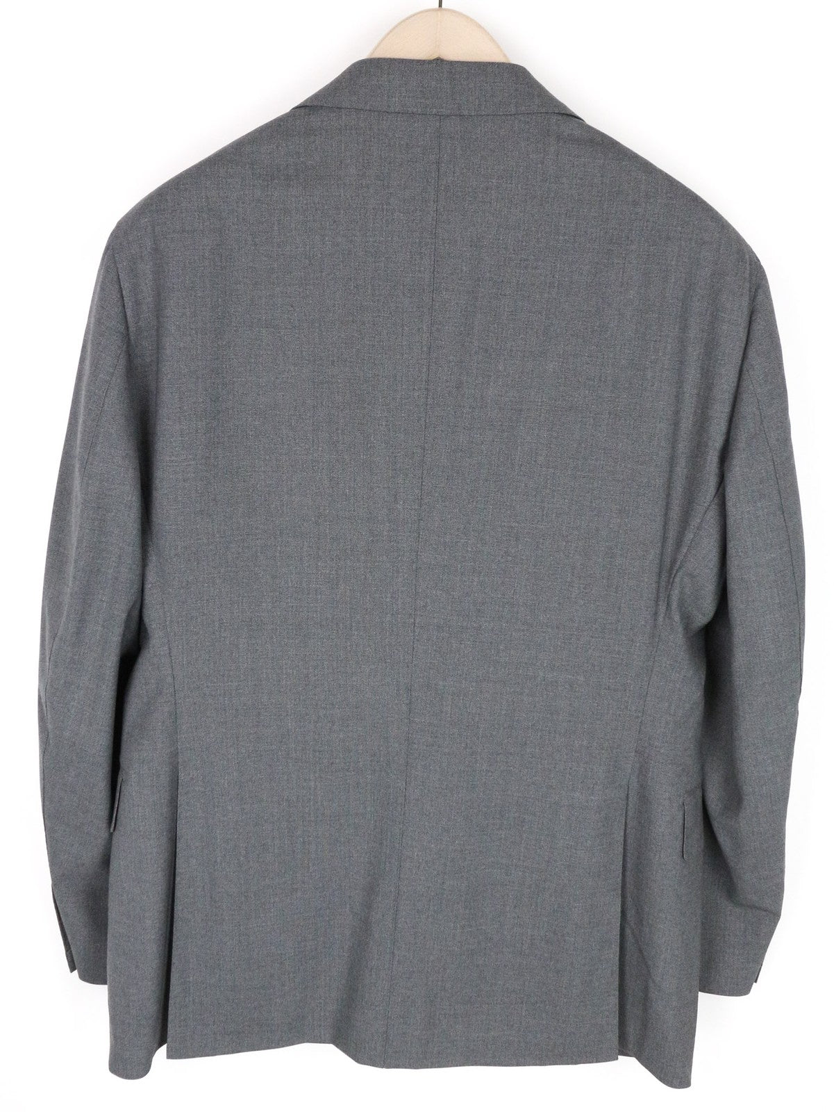 SUITSUPPLY La Spalla Men Blazer UK44S Grey Melange Slim Traveller Pure Wool