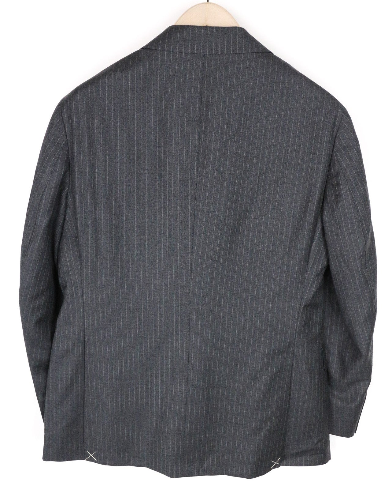 SUITSUPPLY La Spalla Men Blazer UK40S Grey Pinstriped Slim Pure Wool Perennial