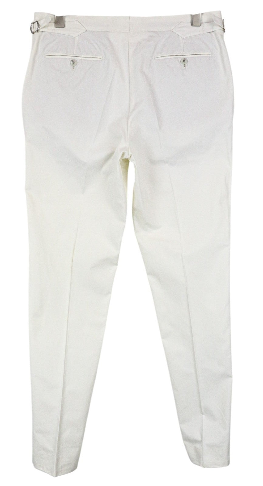 SUITSUPPLY Havana Men Suit UK40R Formal Off-White Slim Pure Cotton 2 Piece