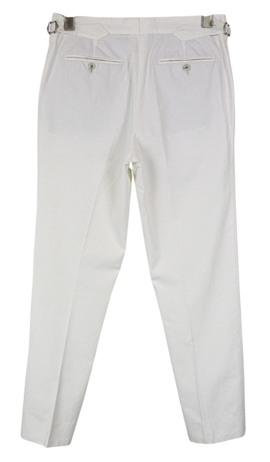 SUITSUPPLY Havana Men Suit UK34R Single-Breasted Off-White Slim Cotton 2 Piece