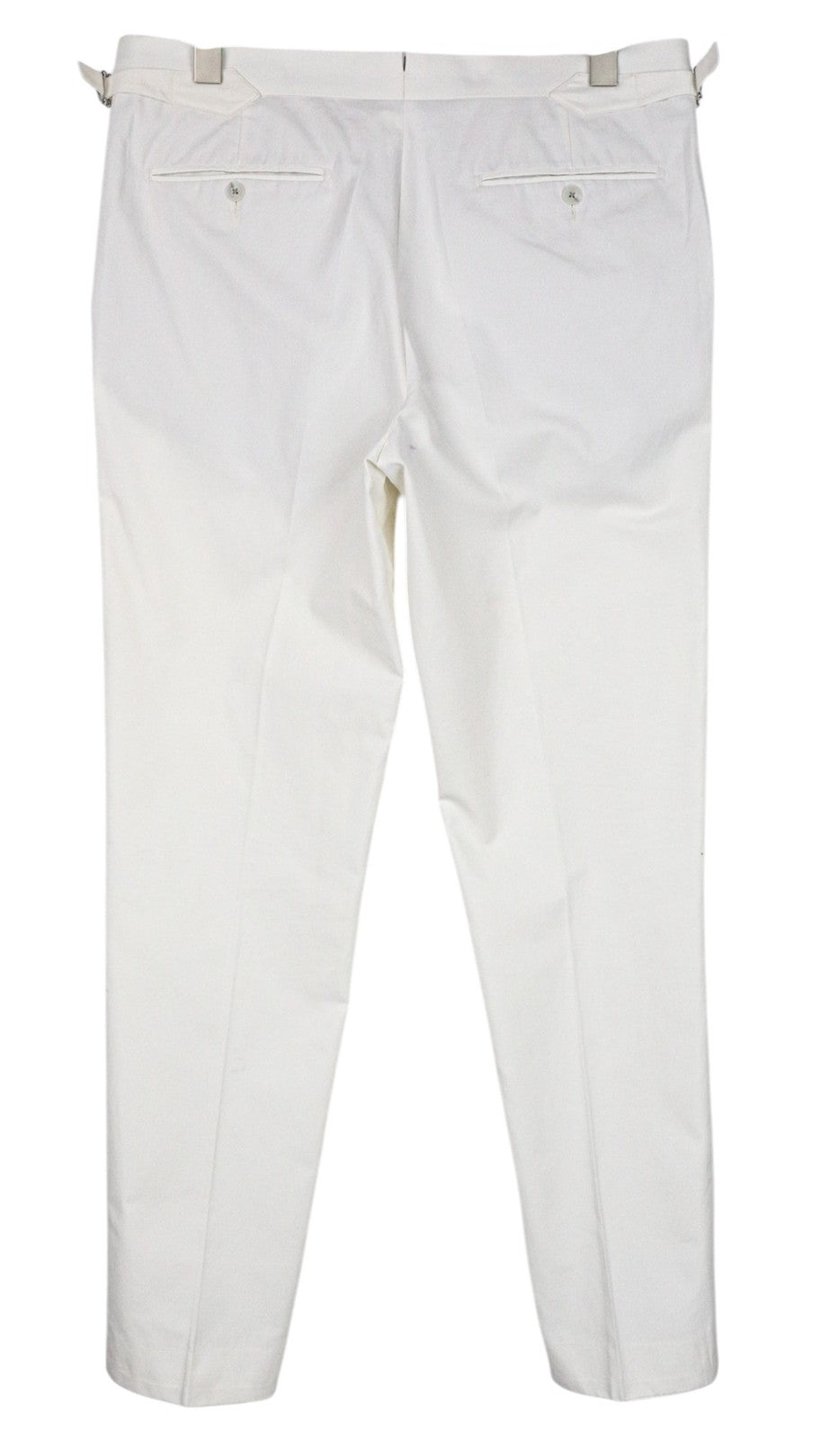 SUITSUPPLY Havana Men Suit UK42R Single-Breasted White Slim Pure Cotton 2 Piece